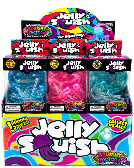 ترند سكوشي قنديل البحرالامع jelly squish حجم كبير