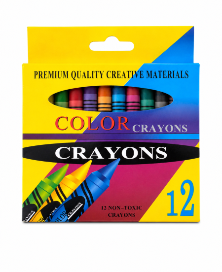 ألوان شمع 12 لون  crayons